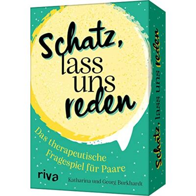 Burkhardt, Katharina Maria - Schatz, lass uns reden: Das therapeutische Fragespiel für Paare. Fragen und Aufgaben für tiefgründige Gespräche. Das perfekte Geschenk für Valentinstag oder Jahrestag - Preis vom 24.06.2026 07:42:13 h Burkhardt, Katharina Maria - Schatz, lass uns reden: Das therapeutische Fragespiel für Paare. Fragen und Aufgaben für tiefgründige Gespräche. Das perfekte Geschenk für Valentinstag oder Jahrestag - Preis vom 24.06.2026 07:42:13 h