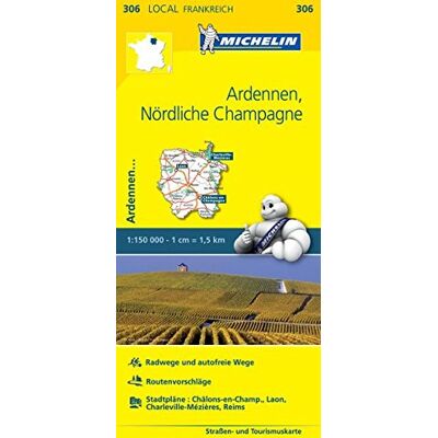 Ardennen - Nördliche Champagne: Straßen- und Tourismuskarte 1:150.000 (MICHELIN Localkarten) - Preis vom 21.06.2026 05:42:24 h Ardennen - Nördliche Champagne: Straßen- und Tourismuskarte 1:150.000 (MICHELIN Localkarten) - Preis vom 21.06.2026 05:42:24 h