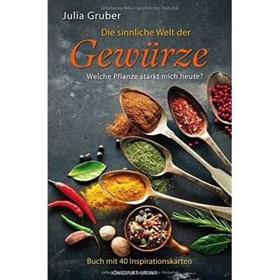 Julia Grüber - Die sinnliche Welt der Gewürze: Set mit Buch und Karten - Preis vom 24.06.2026 07:42:13 h Julia Grüber - Die sinnliche Welt der Gewürze: Set mit Buch und Karten - Preis vom 24.06.2026 07:42:13 h