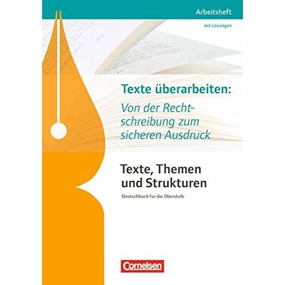 Texte, Themen und Strukturen - Arbeitshefte - Abiturvorbereitung-Themenhefte (Neubearbeitung): Texte überarbeiten: Von der Rechtschreibung zum ... Arbeitsheft mit eingelegtem Lösungsheft - Preis vom 07.08.2026 11:47:26 h Texte, Themen und Strukturen - Arbeitshefte - Abiturvorbereitung-Themenhefte (Neubearbeitung): Texte überarbeiten: Von der Rechtschreibung zum ... Arbeitsheft mit eingelegtem Lösungsheft - Preis vom 07.08.2026 11:47:26 h