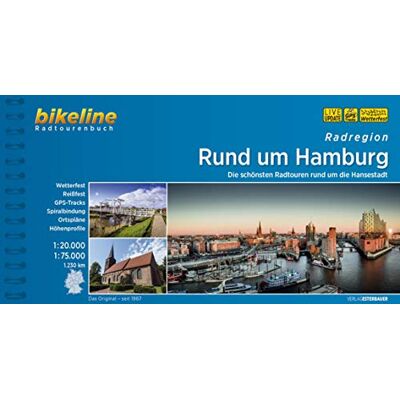 Esterbauer Verlag - Rund um Hamburg: Die schönsten Radtouren rund um die Hansestadt. 1:20.000, 1:75.000, 1.000 km, wetterfest/reißfest, GPS-Tracks Download, LiveUpdate (Bikeline Radtourenbücher) - Preis vom 18.06.2026 05:44:55 h Esterbauer Verlag - Rund um Hamburg: Die schönsten Radtouren rund um die Hansestadt. 1:20.000, 1:75.000, 1.000 km, wetterfest/reißfest, GPS-Tracks Download, LiveUpdate (Bikeline Radtourenbücher) - Preis vom 18.06.2026 05:44:55 h