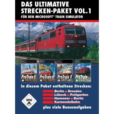 Blue Sky Train Simulator - Das ultimative Strecken-Packet Vol. 1 (ProTrain 5 Berlin - Dresden / ProTrain 6 Lübeck - Puttgarden / ProTrain 8 Hannover - Berlin / ProTrain Karwendelbahn) - Preis vom 08.09.2026 08:18:28 h Blue Sky Train Simulator - Das ultimative Strecken-Packet Vol. 1 (ProTrain 5 Berlin - Dresden / ProTrain 6 Lübeck - Puttgarden / ProTrain 8 Hannover - Berlin / ProTrain Karwendelbahn) - Preis vom 08.09.2026 08:18:28 h