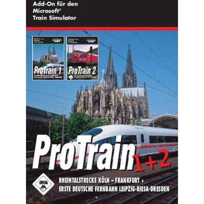 Blue Sky Interactive - Train Simulator - ProTrain 1 + 2: Rheintalstrecke Köln - Frankfurt + Erste deutsche Fernbahn Leipzig - Riesa - Dresden - Preis vom 23.10.2026 11:45:56 h Blue Sky Interactive - Train Simulator - ProTrain 1 + 2: Rheintalstrecke Köln - Frankfurt + Erste deutsche Fernbahn Leipzig - Riesa - Dresden - Preis vom 23.10.2026 11:45:56 h