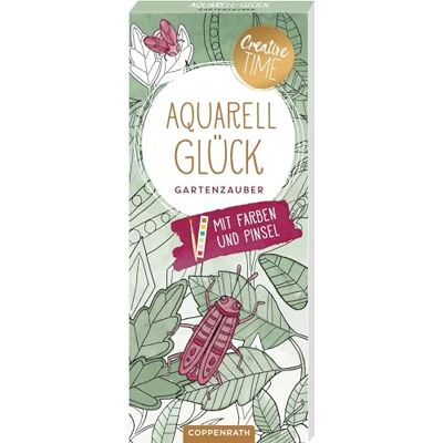 Aquarell-Glück: Gartenzauber: 20 Ausmalmotive auf Aquarellpapier, 6 Aquarellfarben für jedes Motiv und Pinsel - Preis vom 24.06.2026 19:44:00 h Aquarell-Glück: Gartenzauber: 20 Ausmalmotive auf Aquarellpapier, 6 Aquarellfarben für jedes Motiv und Pinsel - Preis vom 24.06.2026 19:44:00 h