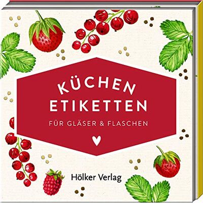Küchen-Etiketten (Rote Beeren, Hölker Küchenpapeterie): Für Gläser & Flaschen - Preis vom 18.06.2026 05:44:55 h Küchen-Etiketten (Rote Beeren, Hölker Küchenpapeterie): Für Gläser & Flaschen - Preis vom 18.06.2026 05:44:55 h