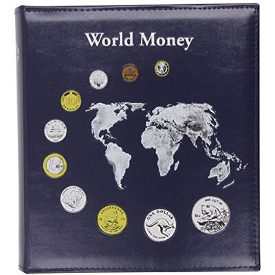 OPTIMA Münzalbum World Money, mit 5 verschiedenen OPTIMA Münzhüllen, blau - Preis vom 22.06.2026 11:45:37 h OPTIMA Münzalbum World Money, mit 5 verschiedenen OPTIMA Münzhüllen, blau - Preis vom 22.06.2026 11:45:37 h