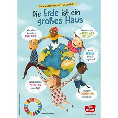 Brandt Die Erde ist ein großes Haus (Poster): Nachhaltigkeit begreifen und gestalten. DIN A1 Plakat für Kita, Grundschule und Gemeinde (Poster für die Öffentlichkeitsarbeit in Kitas und Grundschulen) - Preis vom 19.06.2026 05:29:47 h Brandt Die Erde ist ein großes Haus (Poster): Nachhaltigkeit begreifen und gestalten. DIN A1 Plakat für Kita, Grundschule und Gemeinde (Poster für die Öffentlichkeitsarbeit in Kitas und Grundschulen) - Preis vom 19.06.2026 05:29:47 h