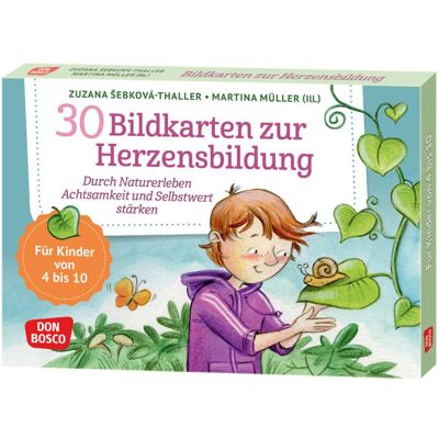 Zuzana Šebková-Thaller - 30 Bildkarten zur Herzensbildung: Durch Naturerleben Achtsamkeit und Selbstwert stärken. Spielerisch mit Kindern von vier bis zehn Jahren Naturliebe, ... und innere Balance. 30 Ideen auf Bildkarten) - Preis vom 25.07.2026 07:43:37 Zuzana Šebková-Thaller - 30 Bildkarten zur Herzensbildung: Durch Naturerleben Achtsamkeit und Selbstwert stärken. Spielerisch mit Kindern von vier bis zehn Jahren Naturliebe, ... und innere Balance. 30 Ideen auf Bildkarten) - Preis vom 25.07.2026 07:43:37
