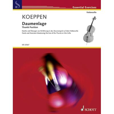 Gabriel Koeppen - Daumenlage: Duette und Übungen zur Einführung in das Daumenspiel auf dem Violoncello. Violoncello (2. Violoncello ad libitum). (Essential Exercises) - Preis vom 01.08.2026 07:48:15 h Gabriel Koeppen - Daumenlage: Duette und Übungen zur Einführung in das Daumenspiel auf dem Violoncello. Violoncello (2. Violoncello ad libitum). (Essential Exercises) - Preis vom 01.08.2026 07:48:15 h