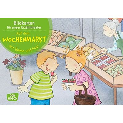 Monika Lehner - Auf dem Wochenmarkt mit Emma und Paul. Kamishibai Bildkartenset.: Entdecken. Erzählen. Begreifen: Mit kleinen Kindern durch das Jahr. (Bilderbuchgeschichten für unser Erzähltheater) - Preis vom 25.07.2026 19:40:04 h Monika Lehner - Auf dem Wochenmarkt mit Emma und Paul. Kamishibai Bildkartenset.: Entdecken. Erzählen. Begreifen: Mit kleinen Kindern durch das Jahr. (Bilderbuchgeschichten für unser Erzähltheater) - Preis vom 25.07.2026 19:40:04 h
