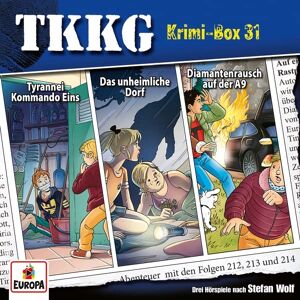 Tkkg - Krimi-Box 31 (Folgen 212,213,214) - Preis vom 14.06.2026 05:24:48 h Tkkg - Krimi-Box 31 (Folgen 212,213,214) - Preis vom 14.06.2026 05:24:48 h