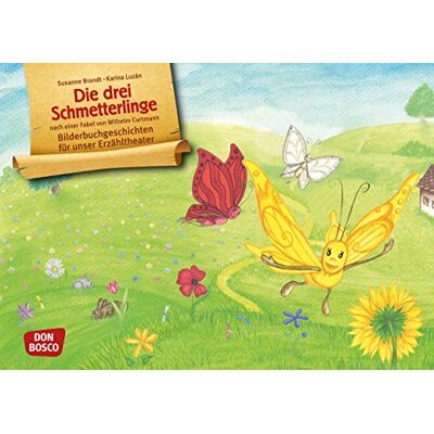 Susanne Brandt - Die drei Schmetterlinge. Eine Fabel von Wilhelm Curtmann: Bilderbuchgeschichten für unser Erzähltheater. Entdecken. Erzählen. Begreifen. Kamishibai Bildkartenset - Preis vom 24.10.2026 11:42:45 h Susanne Brandt - Die drei Schmetterlinge. Eine Fabel von Wilhelm Curtmann: Bilderbuchgeschichten für unser Erzähltheater. Entdecken. Erzählen. Begreifen. Kamishibai Bildkartenset - Preis vom 24.10.2026 11:42:45 h