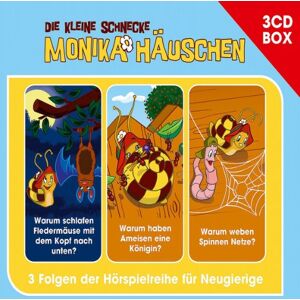 Die kleine Schnecke Monika Häuschen - Monika Häuschen - 3-CD Hörspielbox Vol.3 - Preis vom 10.06.2026 05:35:22 h Die kleine Schnecke Monika Häuschen - Monika Häuschen - 3-CD Hörspielbox Vol.3 - Preis vom 10.06.2026 05:35:22 h