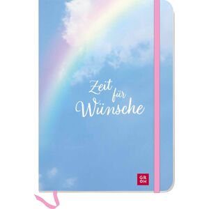 Notizbuch Zeit für Wünsche Regenbogen: Softcover-Blankbook im DIN A5-Format mit 96 Seiten und Punkteraster Einstecktasche, Gummiband, Lesebändchen, runde Ecken - Preis vom 16.06.2026 05:30:18 h Notizbuch Zeit für Wünsche Regenbogen: Softcover-Blankbook im DIN A5-Format mit 96 Seiten und Punkteraster Einstecktasche, Gummiband, Lesebändchen, runde Ecken - Preis vom 16.06.2026 05:30:18 h