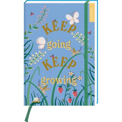 myNOTES Papeterie: Notizbuch A5 Cottage Style: Keep going keep growing: Blankbook medium, gepunktet, für Notizen, Pläne, Ideen - Preis vom 21.06.2026 05:42:24 h myNOTES Papeterie: Notizbuch A5 Cottage Style: Keep going keep growing: Blankbook medium, gepunktet, für Notizen, Pläne, Ideen - Preis vom 21.06.2026 05:42:24 h