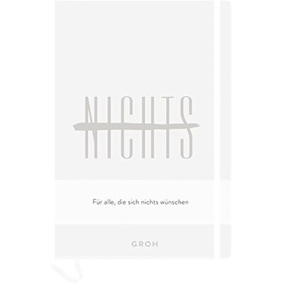 GROH Design - Notizbuch NICHTS weiß - Preis vom 21.06.2026 05:42:24 h GROH Design - Notizbuch NICHTS weiß - Preis vom 21.06.2026 05:42:24 h
