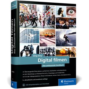 Jörg Jovy - Digital filmen: Das umfassende Handbuch: Filme planen, aufnehmen, bearbeiten und präsentieren (neue Auflage 2025) - Preis vom 14.06.2026 05:24:48 h Jörg Jovy - Digital filmen: Das umfassende Handbuch: Filme planen, aufnehmen, bearbeiten und präsentieren (neue Auflage 2025) - Preis vom 14.06.2026 05:24:48 h