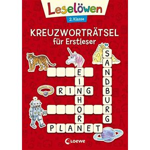 Leselöwen Kreuzworträtsel für Erstleser - 2. Klasse (Rot) (Leselöwen Rätselwelt) - Preis vom 10.06.2026 05:35:22 h Leselöwen Kreuzworträtsel für Erstleser - 2. Klasse (Rot) (Leselöwen Rätselwelt) - Preis vom 10.06.2026 05:35:22 h