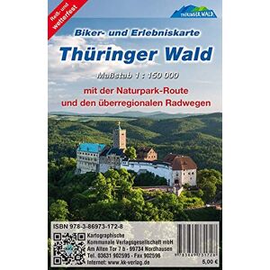 KKV Kartographische Kommunale Verlagsgesellschaft mbH - Thüringer Wald: Biker- und Erlebniskarte - Preis vom 14.06.2026 05:24:48 h KKV Kartographische Kommunale Verlagsgesellschaft mbH - Thüringer Wald: Biker- und Erlebniskarte - Preis vom 14.06.2026 05:24:48 h