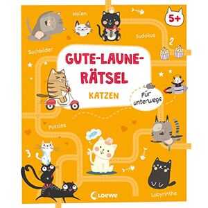 Loewe Gute-Laune-Rätsel für unterwegs - Katzen: Beschäftigungsbuch für Kinder ab 5 Jahren - Preis vom 11.06.2026 05:43:19 h Loewe Gute-Laune-Rätsel für unterwegs - Katzen: Beschäftigungsbuch für Kinder ab 5 Jahren - Preis vom 11.06.2026 05:43:19 h