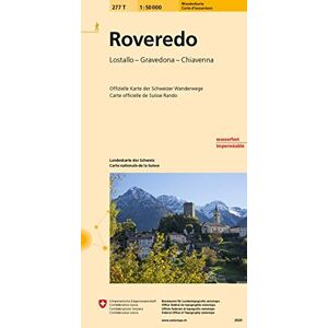 Bundesamt für Landestopografie swisstopo - 277T Roveredo Wanderkarte: Lostallo - Gravedona - Chiavenna (Wanderkarten 1:50 000) - Preis vom 14.06.2026 05:24:48 h Bundesamt für Landestopografie swisstopo - 277T Roveredo Wanderkarte: Lostallo - Gravedona - Chiavenna (Wanderkarten 1:50 000) - Preis vom 14.06.2026 05:24:48 h