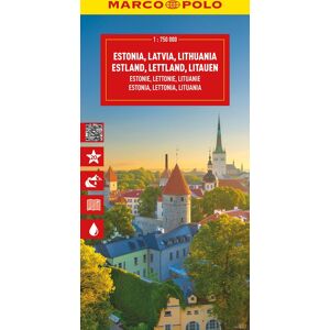 MARCO POLO Reisekarte Estland, Lettland, Litauen 1:750.000 - Preis vom 10.06.2026 05:35:22 h MARCO POLO Reisekarte Estland, Lettland, Litauen 1:750.000 - Preis vom 10.06.2026 05:35:22 h