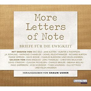 Anke Engelke - More Letters of Note: Briefe für die Ewigkeit - Preis vom 13.06.2026 05:28:29 h Anke Engelke - More Letters of Note: Briefe für die Ewigkeit - Preis vom 13.06.2026 05:28:29 h