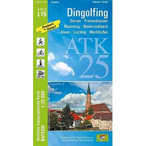 Landesamt für Digitalisierung, Breitband und Vermessung, Bayern - ATK25-L15 Dingolfing (Amtliche Topographische Karte 1:25000): Gerzen, Frontenhausen, Mamming, Niederviehbach, Aham, Loiching, Marklkofen, Gottfrieding ... Amtliche Topographische Karte 1:25 Landesamt für Digitalisierung, Breitband und Vermessung, Bayern - ATK25-L15 Dingolfing (Amtliche Topographische Karte 1:25000): Gerzen, Frontenhausen, Mamming, Niederviehbach, Aham, Loiching, Marklkofen, Gottfrieding ... Amtliche Topographische Karte 1:25