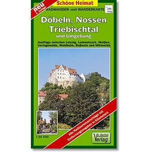 Verlag Dr. Barthel - Radwander- und Wanderkarte Döbeln, Nossen, Triebischtal und Umgebung: Ausflüge zwischen Leisnig, Lommatzsch, Meißen, Geringswalde, Waldheim, Roßwein und Mittweida. 1:50000 (Schöne Heimat) - Preis vom 14.06.2026 05:24:48 h Verlag Dr. Barthel - Radwander- und Wanderkarte Döbeln, Nossen, Triebischtal und Umgebung: Ausflüge zwischen Leisnig, Lommatzsch, Meißen, Geringswalde, Waldheim, Roßwein und Mittweida. 1:50000 (Schöne Heimat) - Preis vom 14.06.2026 05:24:48 h