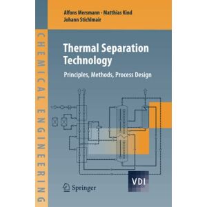 Alfons Mersmann - Thermal Separation Technology: Principles, Methods, Process Design (VDI-Buch) - Preis vom 15.06.2026 05:30:30 h Alfons Mersmann - Thermal Separation Technology: Principles, Methods, Process Design (VDI-Buch) - Preis vom 15.06.2026 05:30:30 h
