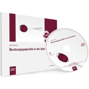 Karin Diesner - Beratungsgespräche in der Apotheke: Fach-Hörbuch CD - Preis vom 16.06.2026 05:30:18 h Karin Diesner - Beratungsgespräche in der Apotheke: Fach-Hörbuch CD - Preis vom 16.06.2026 05:30:18 h