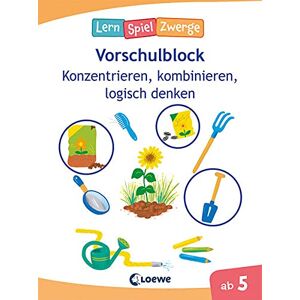 Loewe Die neuen LernSpielZwerge - Konzentrieren, kombinieren, logisch denken: Vorschulblock zur Förderung der Konzentration ab 5 Jahre - Preis vom 14.06.2026 05:24:48 h Loewe Die neuen LernSpielZwerge - Konzentrieren, kombinieren, logisch denken: Vorschulblock zur Förderung der Konzentration ab 5 Jahre - Preis vom 14.06.2026 05:24:48 h