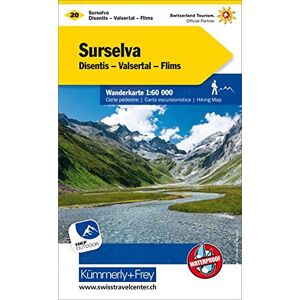 Hallwag Kümmerly+Frey AG - Surselva, Disentis, Valsertal, Flims Wanderkarte Nr. 20: 1:60 000, waterproof, Freemap on Smartphone included (Kümmerly+Frey Wanderkarten) - Preis vom 16.06.2026 05:30:18 h Hallwag Kümmerly+Frey AG - Surselva, Disentis, Valsertal, Flims Wanderkarte Nr. 20: 1:60 000, waterproof, Freemap on Smartphone included (Kümmerly+Frey Wanderkarten) - Preis vom 16.06.2026 05:30:18 h