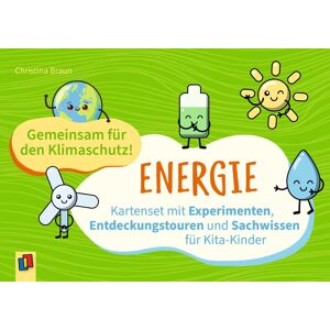 Braun Gemeinsam für den Klimaschutz! Energie: Kartenset mit Experimenten, Entdeckungstouren und Sachwissen für Kita-Kinder - Preis vom 15.06.2026 05:30:30 h Braun Gemeinsam für den Klimaschutz! Energie: Kartenset mit Experimenten, Entdeckungstouren und Sachwissen für Kita-Kinder - Preis vom 15.06.2026 05:30:30 h