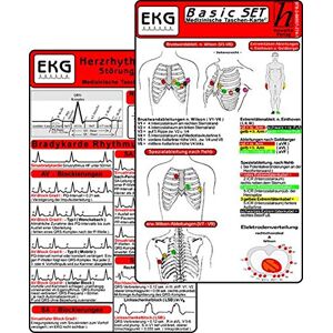 Hawelka Verlag - EKG Basic Set (2er Set) - Herzrhythmusstörungen, EKG Auswertung - Medizinische Taschen-Karte - Preis vom 13.06.2026 05:28:29 h Hawelka Verlag - EKG Basic Set (2er Set) - Herzrhythmusstörungen, EKG Auswertung - Medizinische Taschen-Karte - Preis vom 13.06.2026 05:28:29 h