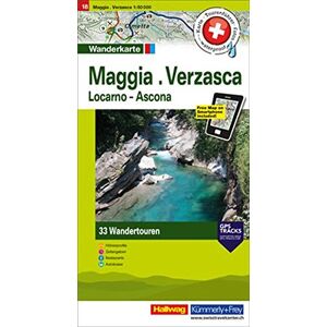 Hallwag Kümmerly+Frey AG - Maggia, Verzasca, Locarno-Ascona Tourenwanderkarte: Nr. 18, 33 Wandertouren, 1:50 000, mit kostenlosem Download für Smartphone Karten, Tourenführer, ... Autobus (Hallwag Touren-Wanderkarten) - Preis vom 10.06.2026 05:35:22 h Hallwag Kümmerly+Frey AG - Maggia, Verzasca, Locarno-Ascona Tourenwanderkarte: Nr. 18, 33 Wandertouren, 1:50 000, mit kostenlosem Download für Smartphone Karten, Tourenführer, ... Autobus (Hallwag Touren-Wanderkarten) - Preis vom 10.06.2026 05:35:22 h