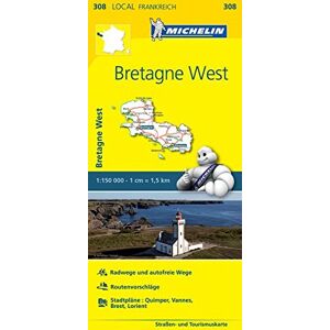 Bretagne West: Straßen- und Tourismuskarte 1:150.000 (MICHELIN Localkarten) - Preis vom 11.06.2026 05:43:19 h Bretagne West: Straßen- und Tourismuskarte 1:150.000 (MICHELIN Localkarten) - Preis vom 11.06.2026 05:43:19 h