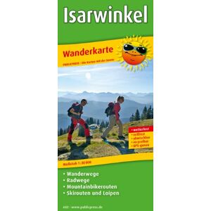 Publicpress - Wanderkarte Isarwinkel: mit Radwegen und Mountainbikerouten, wetterfest, reißfest, abwischbar, GPS-genau. 1:30000 - Preis vom 14.06.2026 05:24:48 h Publicpress - Wanderkarte Isarwinkel: mit Radwegen und Mountainbikerouten, wetterfest, reißfest, abwischbar, GPS-genau. 1:30000 - Preis vom 14.06.2026 05:24:48 h