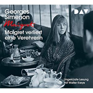 Georges Simenon - Maigret verliert eine Verehrerin: Ungekürzte Lesung mit Walter Kreye (4 CDs) (Georges Simenon) - Preis vom 11.06.2026 05:43:19 h Georges Simenon - Maigret verliert eine Verehrerin: Ungekürzte Lesung mit Walter Kreye (4 CDs) (Georges Simenon) - Preis vom 11.06.2026 05:43:19 h