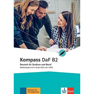 Braun Kompass DaF B2 : Deutsch für Studium und Beruf : Medienpaket mit 4 Audio-CDs und 1 DVD - Preis vom 13.06.2026 05:28:29 h Braun Kompass DaF B2 : Deutsch für Studium und Beruf : Medienpaket mit 4 Audio-CDs und 1 DVD - Preis vom 13.06.2026 05:28:29 h
