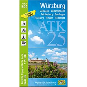 Landesamt für Digitalisierung, Breitband und Vermessung, Bayern - ATK25-E04 Würzburg (Amtliche Topographische Karte 1:25000): Zellingen, Veitshöchheim, Reichenberg, Remlingen, Höchberg, Rimpar, Helmstadt (ATK25 Amtliche Topographische Karte 1:25000 Bayern Landesamt für Digitalisierung, Breitband und Vermessung, Bayern - ATK25-E04 Würzburg (Amtliche Topographische Karte 1:25000): Zellingen, Veitshöchheim, Reichenberg, Remlingen, Höchberg, Rimpar, Helmstadt (ATK25 Amtliche Topographische Karte 1:25000 Bayern