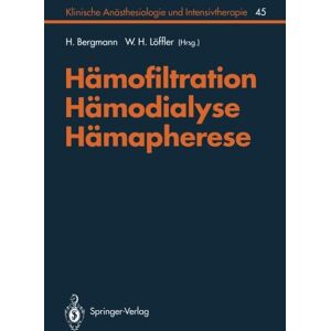 Bergmann Hämofiltration, Hämodialyse, Hämapherese (Klinische Anästhesiologie und Intensivtherapie) (German Edition) - Preis vom 14.06.2026 05:24:48 h Bergmann Hämofiltration, Hämodialyse, Hämapherese (Klinische Anästhesiologie und Intensivtherapie) (German Edition) - Preis vom 14.06.2026 05:24:48 h