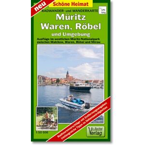 Müritz, Waren, Röbel und Umgebung 1 : 50 000 Radwander- und Wanderkarte: Ausflüge im westlichen Müritz-Nationalpark um die Müritz zwischen Waren, Röbel und Mirow - Preis vom 15.06.2026 05:30:30 h Müritz, Waren, Röbel und Umgebung 1 : 50 000 Radwander- und Wanderkarte: Ausflüge im westlichen Müritz-Nationalpark um die Müritz zwischen Waren, Röbel und Mirow - Preis vom 15.06.2026 05:30:30 h
