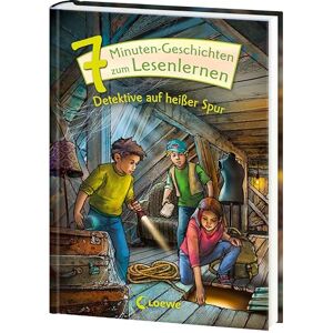 Loewe 7-Minuten-Geschichten zum Lesenlernen - Detektive auf heißer Spur: Erstlesebuch für Kinder ab 6 Jahren - Kurze, einfache Geschichten zum Vorlesen und ersten Selberlesen - Preis vom 16.06.2026 05:30:18 h Loewe 7-Minuten-Geschichten zum Lesenlernen - Detektive auf heißer Spur: Erstlesebuch für Kinder ab 6 Jahren - Kurze, einfache Geschichten zum Vorlesen und ersten Selberlesen - Preis vom 16.06.2026 05:30:18 h