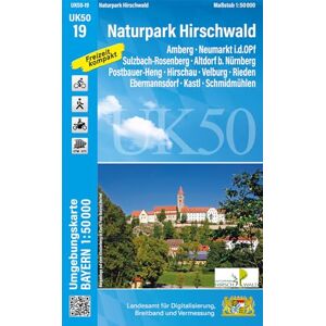 Landesamt für Digitalisierung, Breitband und Vermessung, Bayern - UK50-19 Naturpark Hirschwald: Amberg, Neumarkt i.d.OPf., Sulzbach-Rosenberg, Altdorf b.Nürnberg, Postbauer-Heng, Hirschau, Velburg, Rieden, ... Karte Freizeitkarte Wanderkarte) - Preis vom Landesamt für Digitalisierung, Breitband und Vermessung, Bayern - UK50-19 Naturpark Hirschwald: Amberg, Neumarkt i.d.OPf., Sulzbach-Rosenberg, Altdorf b.Nürnberg, Postbauer-Heng, Hirschau, Velburg, Rieden, ... Karte Freizeitkarte Wanderkarte) - Preis vom
