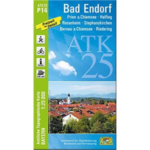 Landesamt für Digitalisierung, Breitband und Vermessung, Bayern - ATK25-P14 Bad Endorf (Amtliche Topographische Karte 1:25000): Prien a.Chiemsee, Halfing, Rosenheim, Stephanskirchen, Bernau a.Chiemsee, Riedering (ATK25 Amtliche Topographische Karte 1:2500 Landesamt für Digitalisierung, Breitband und Vermessung, Bayern - ATK25-P14 Bad Endorf (Amtliche Topographische Karte 1:25000): Prien a.Chiemsee, Halfing, Rosenheim, Stephanskirchen, Bernau a.Chiemsee, Riedering (ATK25 Amtliche Topographische Karte 1:2500