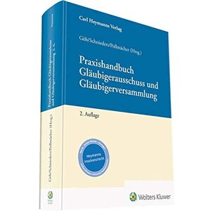 Marc Praxishandbuch Gläubigerausschuss und Gläubigerversammlung - Preis vom 16.06.2026 05:30:18 h Marc Praxishandbuch Gläubigerausschuss und Gläubigerversammlung - Preis vom 16.06.2026 05:30:18 h