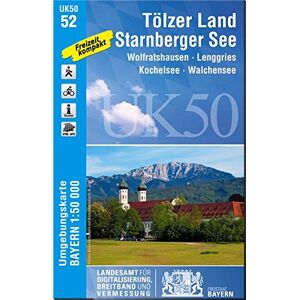 Landesamt für Digitalisierung, Breitband und Vermessung, Bayern - UK50-52 Tölzer Land, Starnberger See: Wolfratshausen, Lenggries, Kochelsee, Walchensee (UK50 Umgebungskarte 1:50000 Bayern Topographische Karte Freizeitkarte Wanderkarte) - Preis vom 13.06. Landesamt für Digitalisierung, Breitband und Vermessung, Bayern - UK50-52 Tölzer Land, Starnberger See: Wolfratshausen, Lenggries, Kochelsee, Walchensee (UK50 Umgebungskarte 1:50000 Bayern Topographische Karte Freizeitkarte Wanderkarte) - Preis vom 13.06.