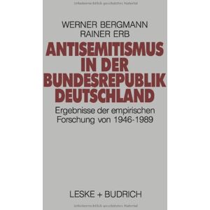 Bergmann Antisemitismus in der Bundesrepublik Deutschland: Ergebnisse der empirischen Forschung von 1946-1989 - Preis vom 14.06.2026 05:24:48 h Bergmann Antisemitismus in der Bundesrepublik Deutschland: Ergebnisse der empirischen Forschung von 1946-1989 - Preis vom 14.06.2026 05:24:48 h