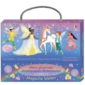 Fiona Watt - Meine glitzernden Anziehpuppen-Stickerbücher mini: Magische Welten: Koffer mit vier Stickerheften und über 530 Stickern, davon viele mit Glitzer – für ... 5 Jahren (Meine Anziehpuppen-Stickerbücher) - Preis vom 16.06.2026 05:30:18 h Fiona Watt - Meine glitzernden Anziehpuppen-Stickerbücher mini: Magische Welten: Koffer mit vier Stickerheften und über 530 Stickern, davon viele mit Glitzer – für ... 5 Jahren (Meine Anziehpuppen-Stickerbücher) - Preis vom 16.06.2026 05:30:18 h